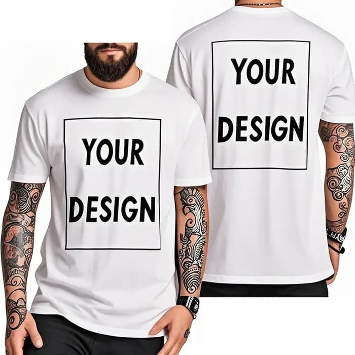 Homme personnalisé hommes T-shirt mode texte