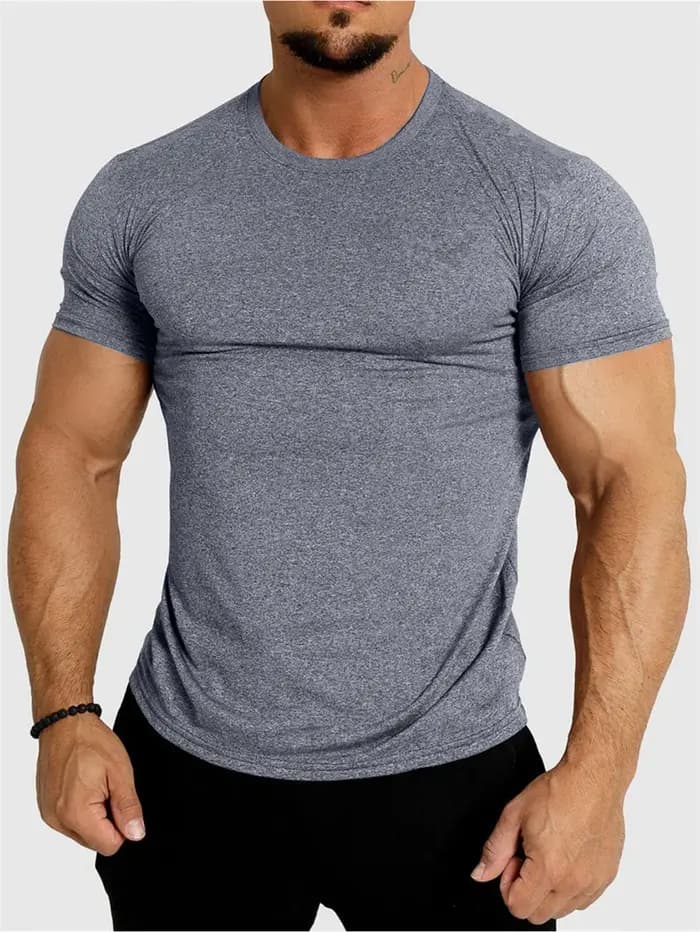 2025 nouveau T-shirt de sport serré séchage rapide fitness vêtements