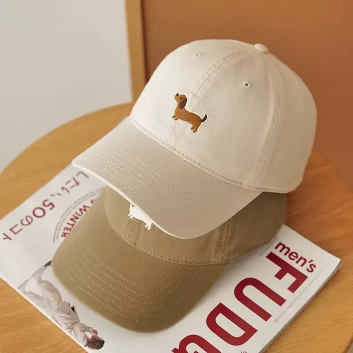 Casquette de baseball brodée Teckel
