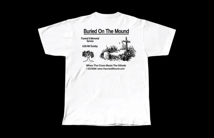 Buckshot Haunted Mound Hauntaholics Loving memory T-shirt vintage lourd de style cimetière