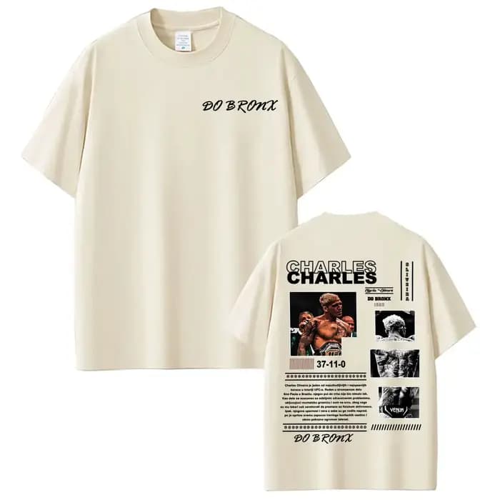 T-shirts imprimés Limited Charles Oliveira Do Bronx