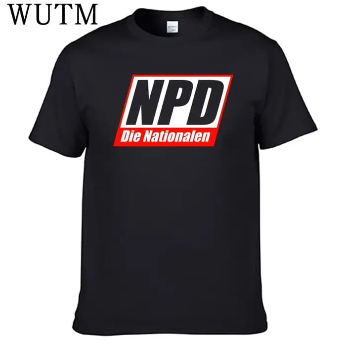 Die Nationaldemokratische Partei Deutschlands t-shirt 100% coton chemise NPD