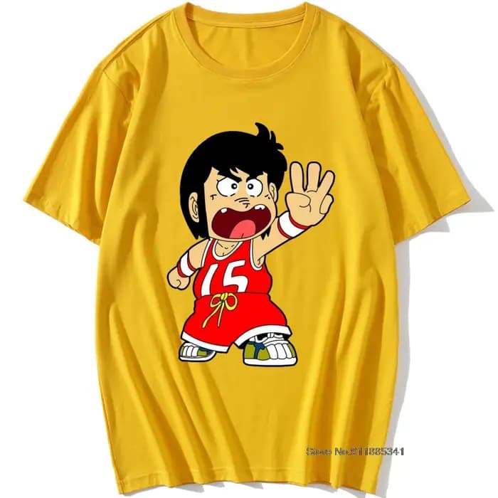 T-shirt drôle pour hommes Gigi La Top Basket surdimensionné dessin animé années 80 90 unisexe nouvelle mode