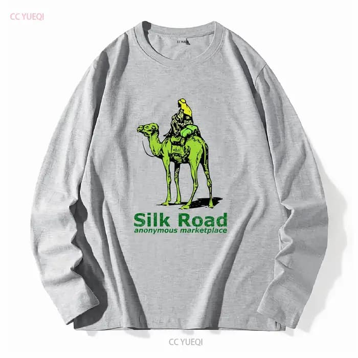 Silk Road Marketplace T Shirt Blanc vintage Lavé Unisexe Légèrement homme vêtements de créateurs Graphique polyvalent Streetwear doux