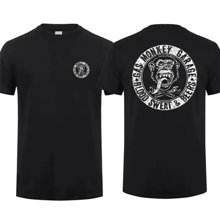 T-shirt décontracté rétro à manches courtes pour homme Gas Monkey Garage, collection été 2026, le pl