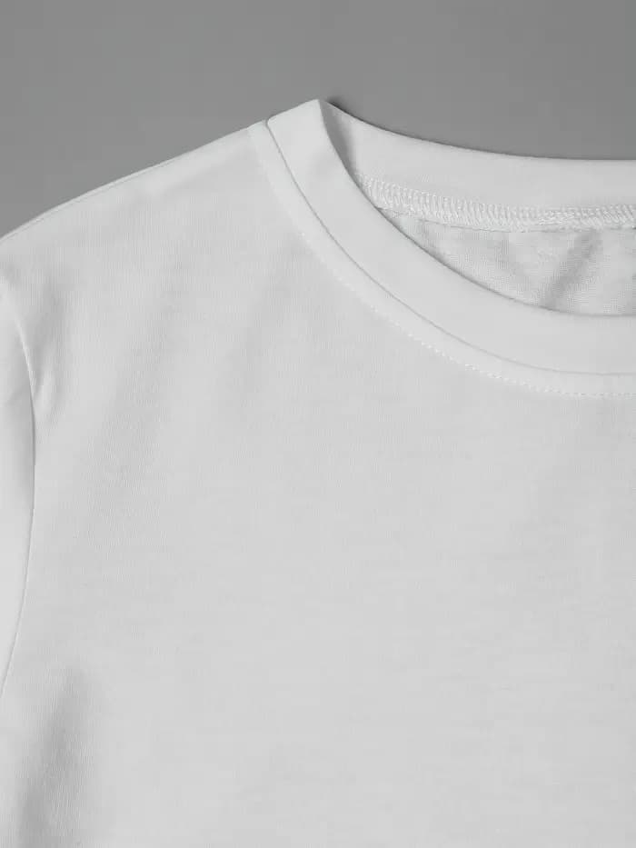 T-shirt décontracté à manches courtes avec imprimé artistique sur le thème de la maison pastel d'Amsterdam