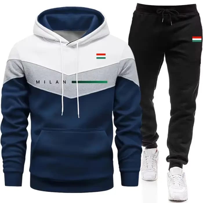 Ensemble de sweats à capuche et pantalons de jogging pour hommes