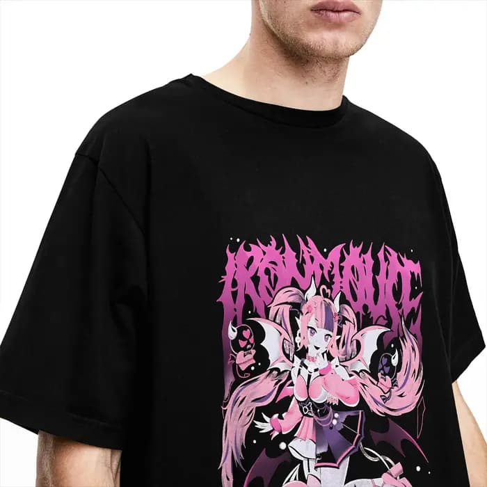 Ironmouse – t-shirt tendance à imprimé Anime pour hommes