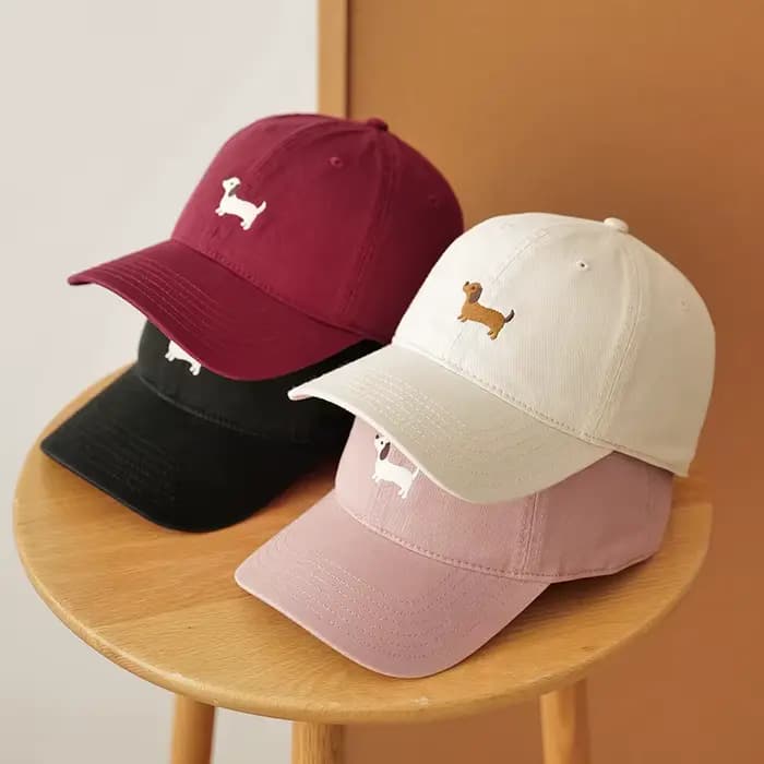 Casquette de baseball brodée Teckel