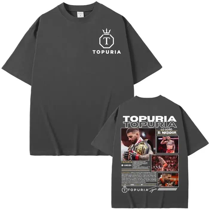 Ilia Topuria Lo Sone El Matador T-shirts graphiques pour hommes mode Vintage à manches courtes T-shirt unisexe