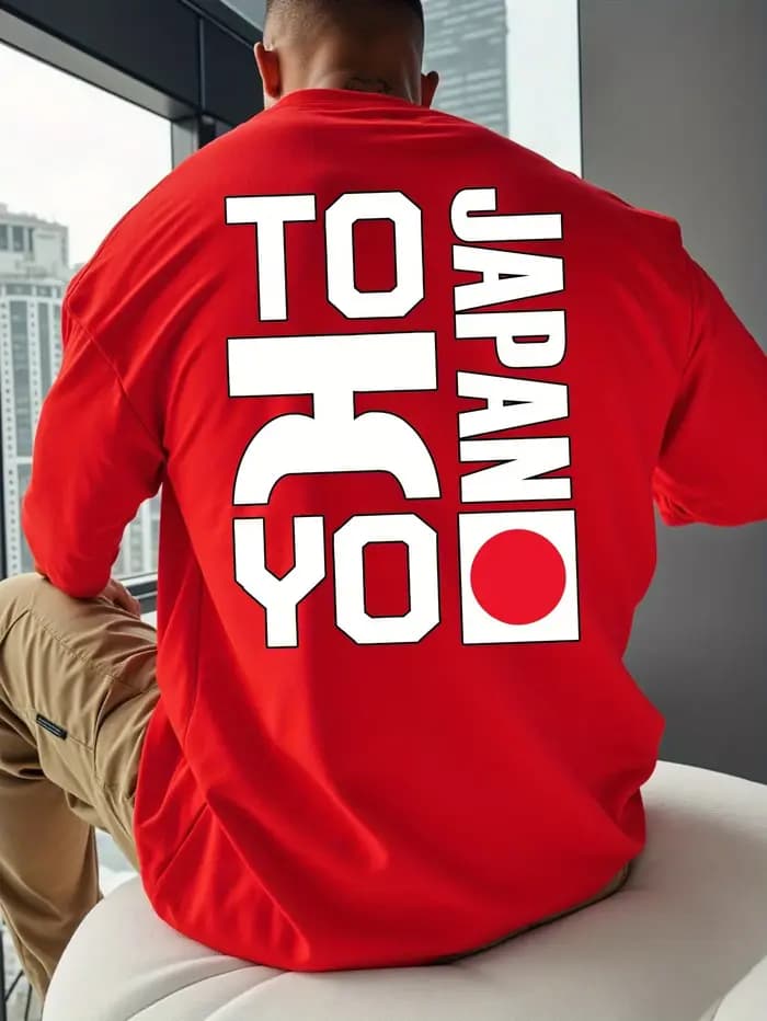 Japon TOKYO japonais graphique gothique hommes femmes T-shirt Streetwear surdimensionné décontracté cadeau coton