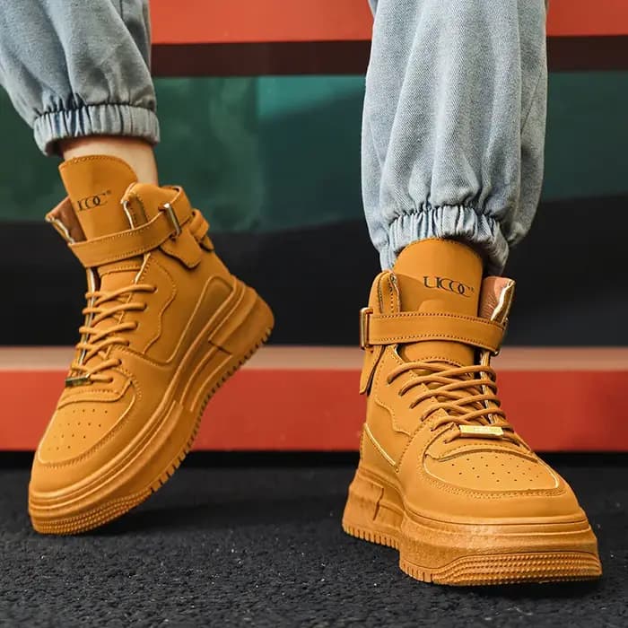 Mode chaude marron baskets hommes 2024 concepteur