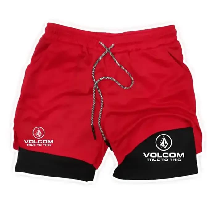 Short de sport imprimé 2-en-1 pour homme VOLCOM