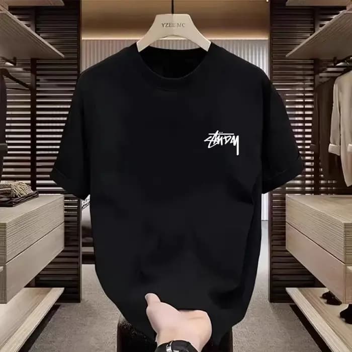 T-shirt décontracté de marque tendance avec logo graffiti amusant