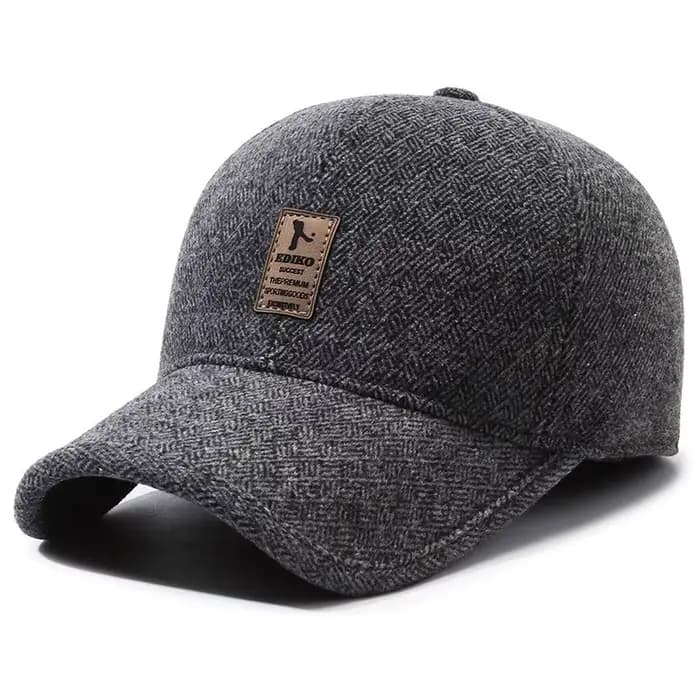 Casquette de Baseball d'hiver chaude coupe-vent en laine épaisse tricotée casquette de Protection de