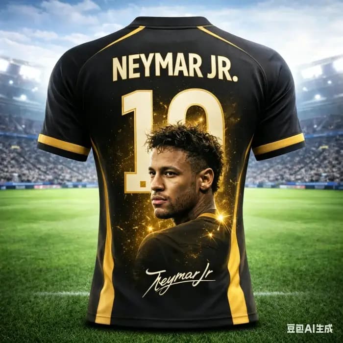 T-shirt de football pour homme avec impression 3D Neymar, design respirant et à séchage rapide, adap