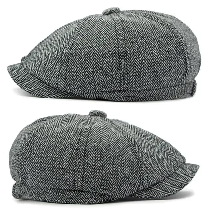 Casquette plate en sergé pour hommes et femmes