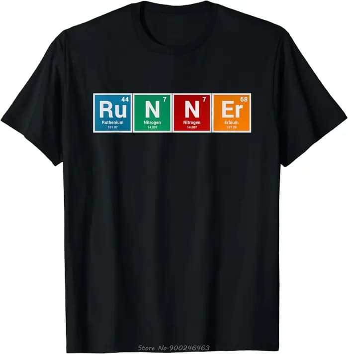 Runners Tableau périodique T-shirt pour homme