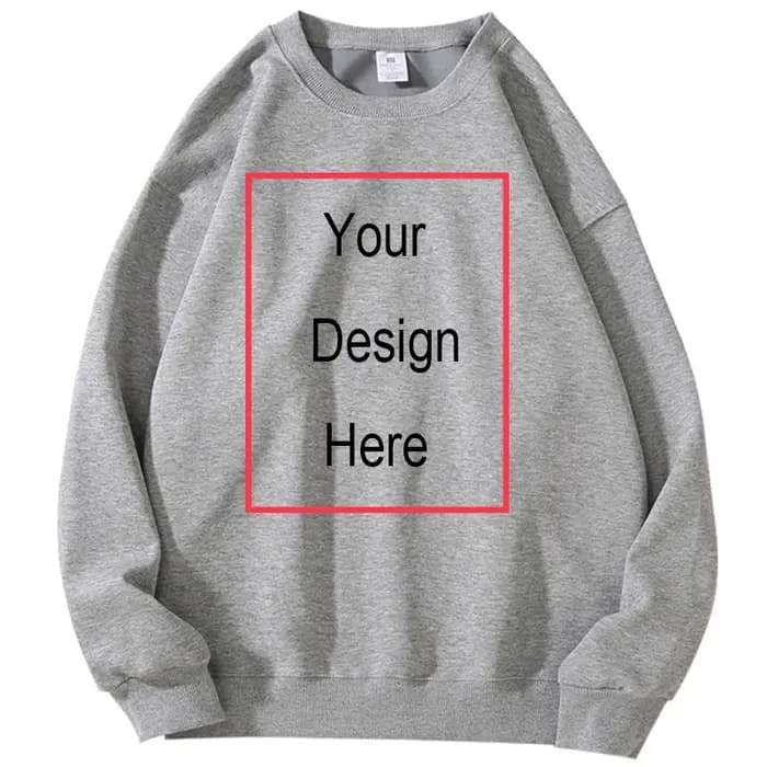 Sweat à capuche en coton personnalisé pour hommes automne texte
