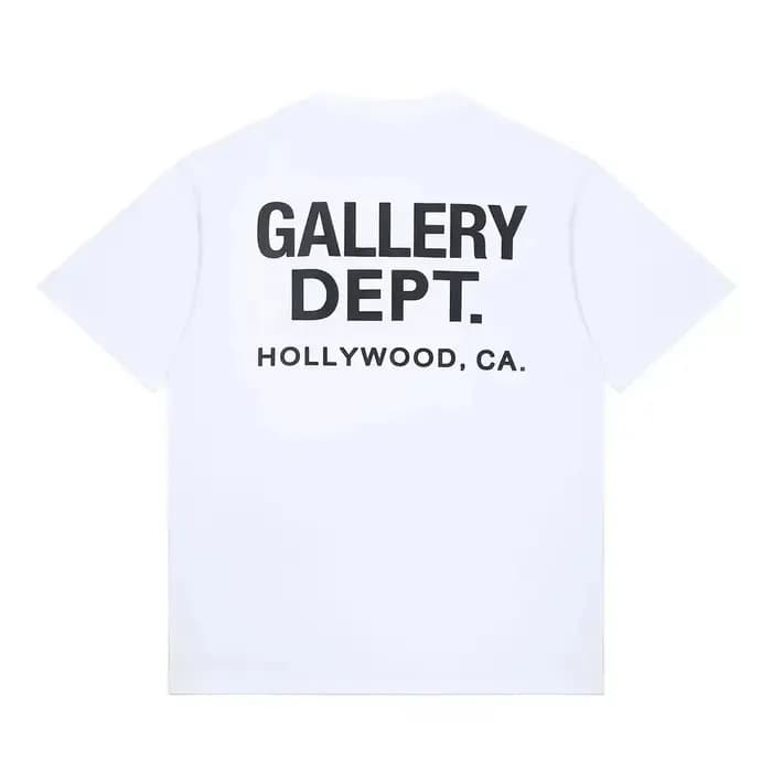 T-shirt vintage style streetwear Gallery Dept imprimé