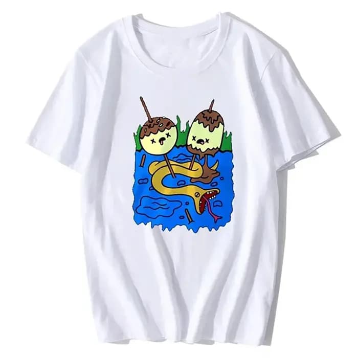 Rock à mâcher princesse décontracté femmes drôle T-Shirt fille Harajuku 90S