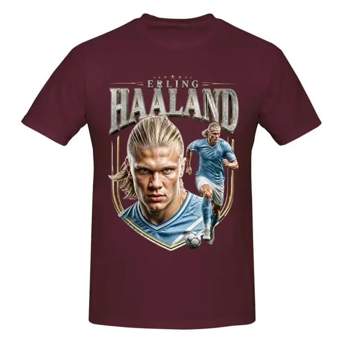 Erling Haaland Awesome T-shirts graphiques Y2K, t-shirts uniques à manches courtes pour hommes et fe