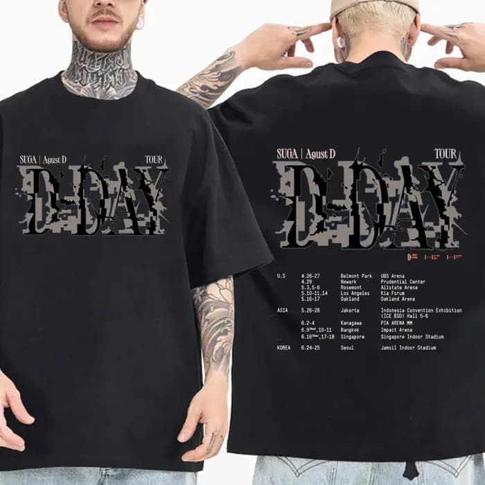 T-shirt Suga Agust D Tour