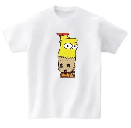 T-shirt simple d'été - 100% coton - Manches courtes - Haut simple et confortable - T-shirt court et