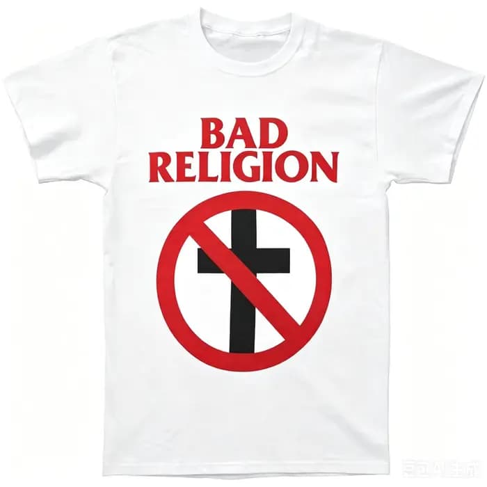 Bad Religion T-shirt classique pour homme noir Ropa Dehombre Vêtements