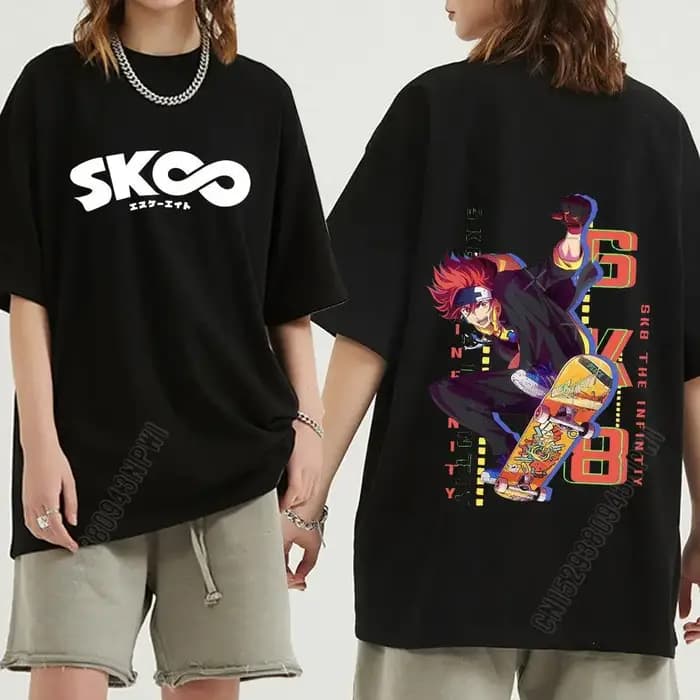 Nouveau japonais Anime Sk8 l'infini T-Shirt hommes Kawaii dessin animé Skateboard garçons t-shirts g