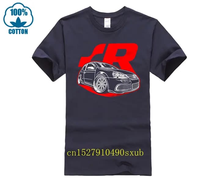 Golf MK5 R32 t-shirt hommes haute qualité col rond cool homme T-shirt