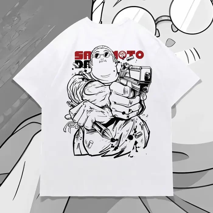 SAKAMOTO DAYS T-shirt pour amoureux de l'anime, vêtements de personnalité pour toute l'année, vêteme