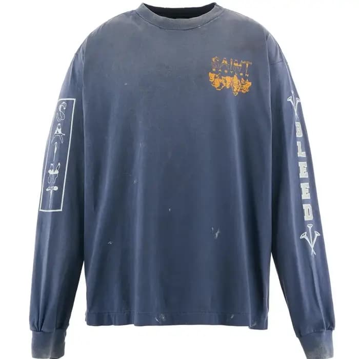 Saint Michael nouvelle tendance américaine imprimé sweat à capuche col rond de haute qualité pour hommes et femmes