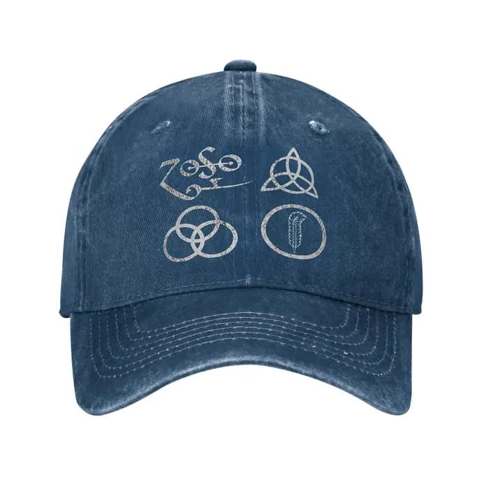Casquette de baseball délavée The Mother Ship Led Zeppelin