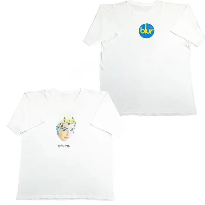 T-shirt décontracté BLUR Blur Band British Rock Punk pour hommes et femmes, marque de luxe, blanc