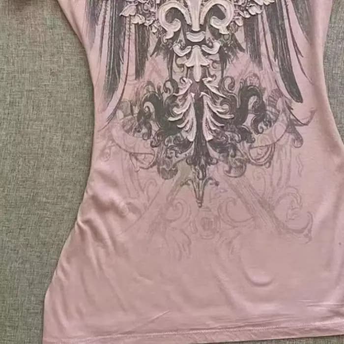 American Street Hottie T-shirt Vintage col en v