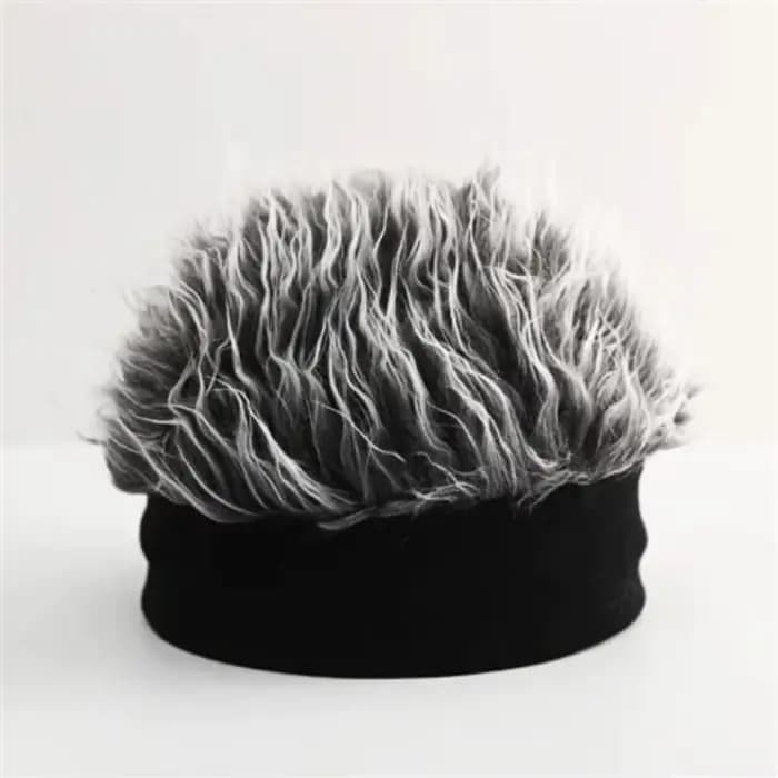 Casquette décorative de style hip-hop tendance, perruque personnalisée, bonnets tricotés, tenue de f
