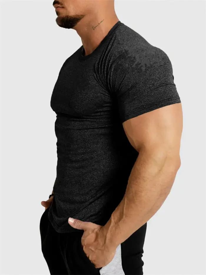 2025 nouveau T-shirt de sport serré séchage rapide fitness vêtements
