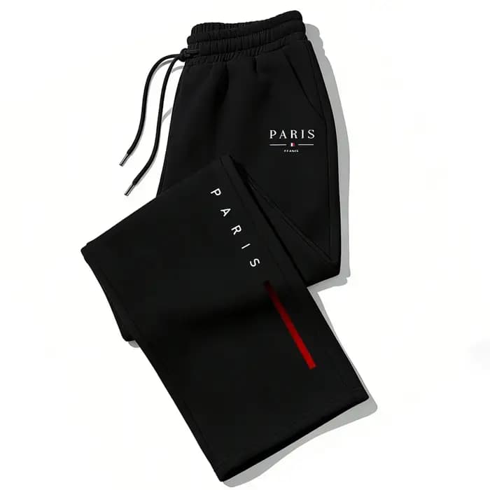 Pantalon large imprimé PARIS