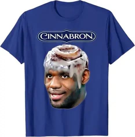 Cinnabron Meme T-Shirt drôle mode homme vêtements de rue à manches courtes disant