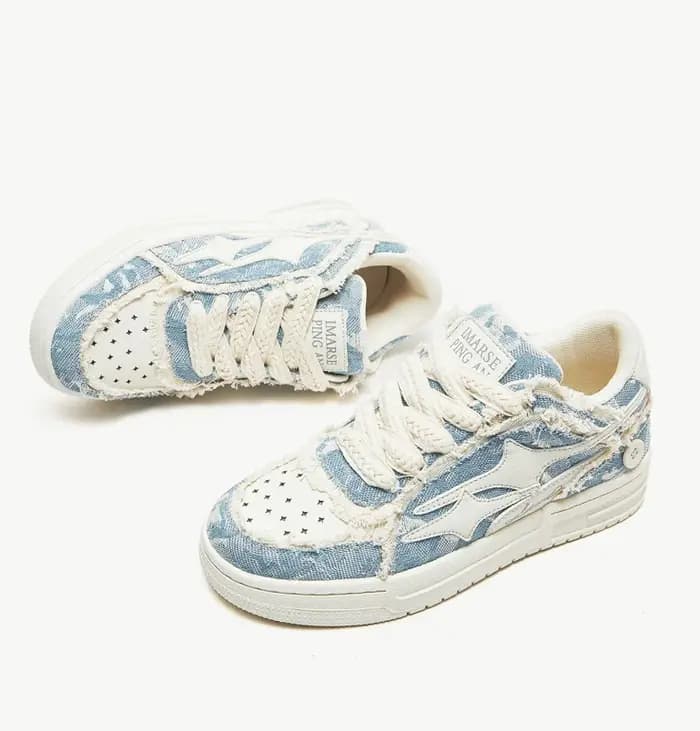 Femmes chaussures pour hommes Tennis rétro mode étoile