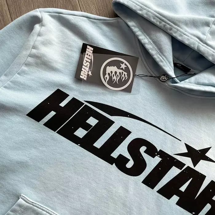 HS Fire Sky Sweat à capuche bleu Lavage Pull à capuche pour l'industrie lourde