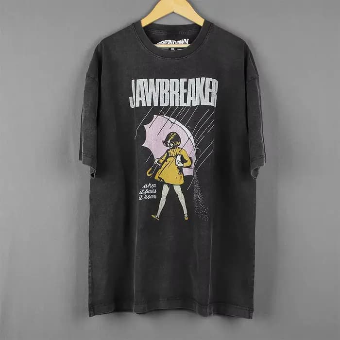 Jawbreaker T-Shirt Alternative Rock Punk Fugazi Jets au brésil coton vêtements pour hommes à manches courtes été lavé