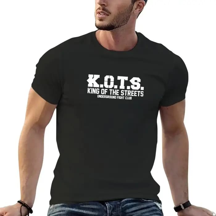 KING OF THE STREETS KOTS Underground Fight Club T-Shirt personnalisé T-Shirt street wear concepteur