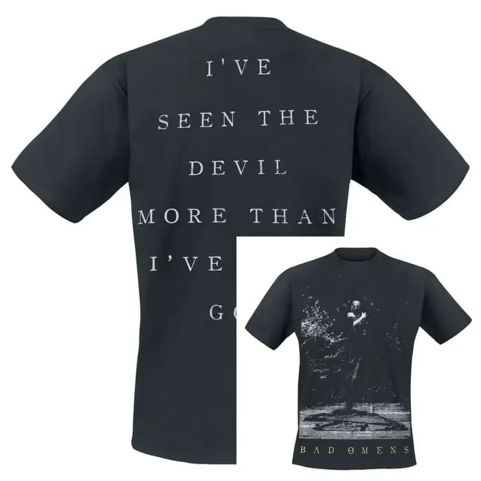 T-shirt unisexe en coton Top Bad Omens, manches courtes, tendance, de marque, de luxe, décontracté,