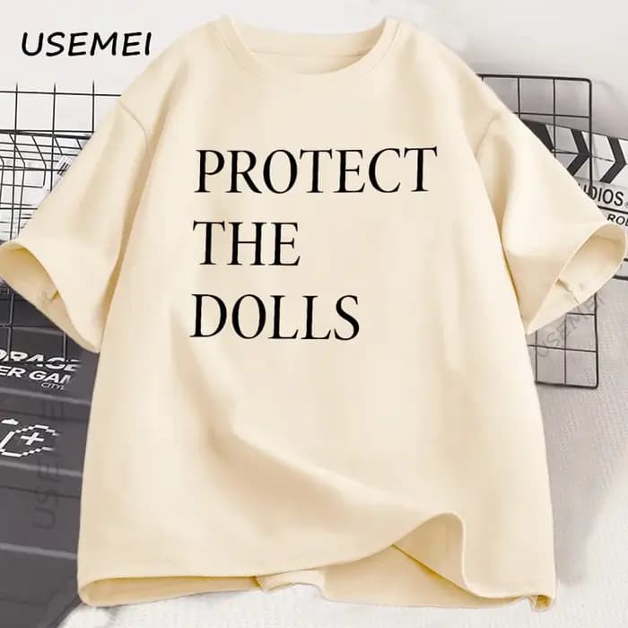 Protéger les poupées T-shirt hommes femmes imprimer coton