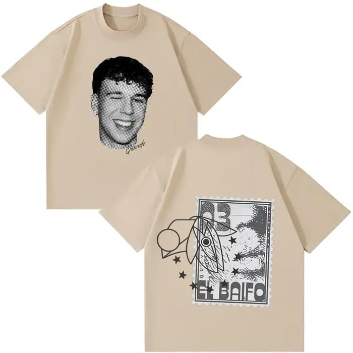T-shirt graphique QUEVEDO EL BAIFO Album 2026 Tour pour hommes et femmes