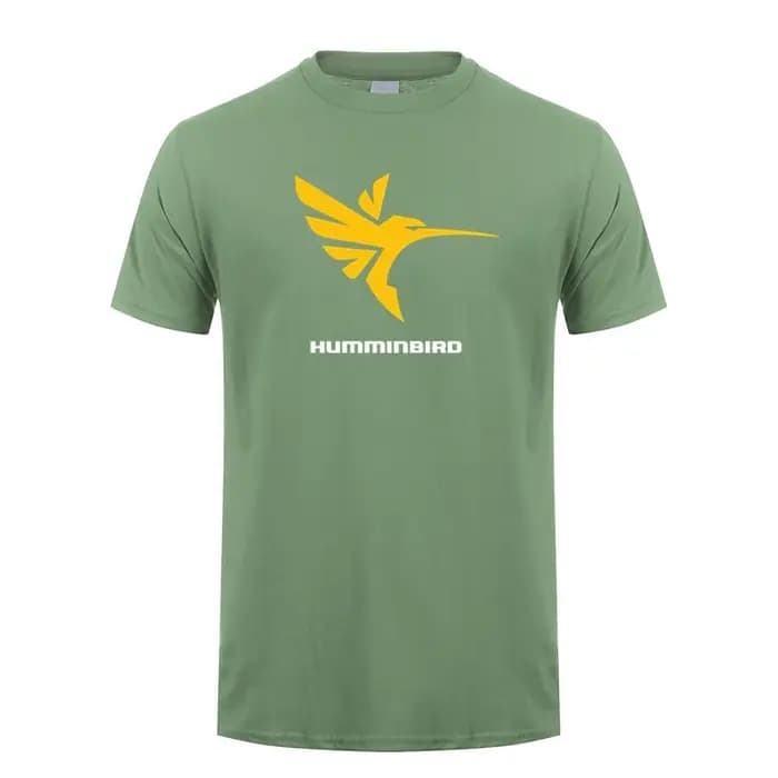 Humminbird t-shirt hommes femmes à manches courtes coton T-shirts été