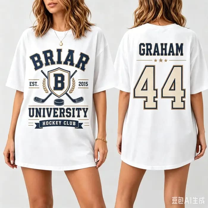 T-shirt Unisexe 2026 Off Campus Graham 44 – Coton Y2K Tendance Été – Haut à Manches Courtes de Haute Qualité – Streetwear