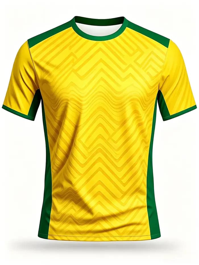 Nouveaux maillots de football brésiliens pour hommes